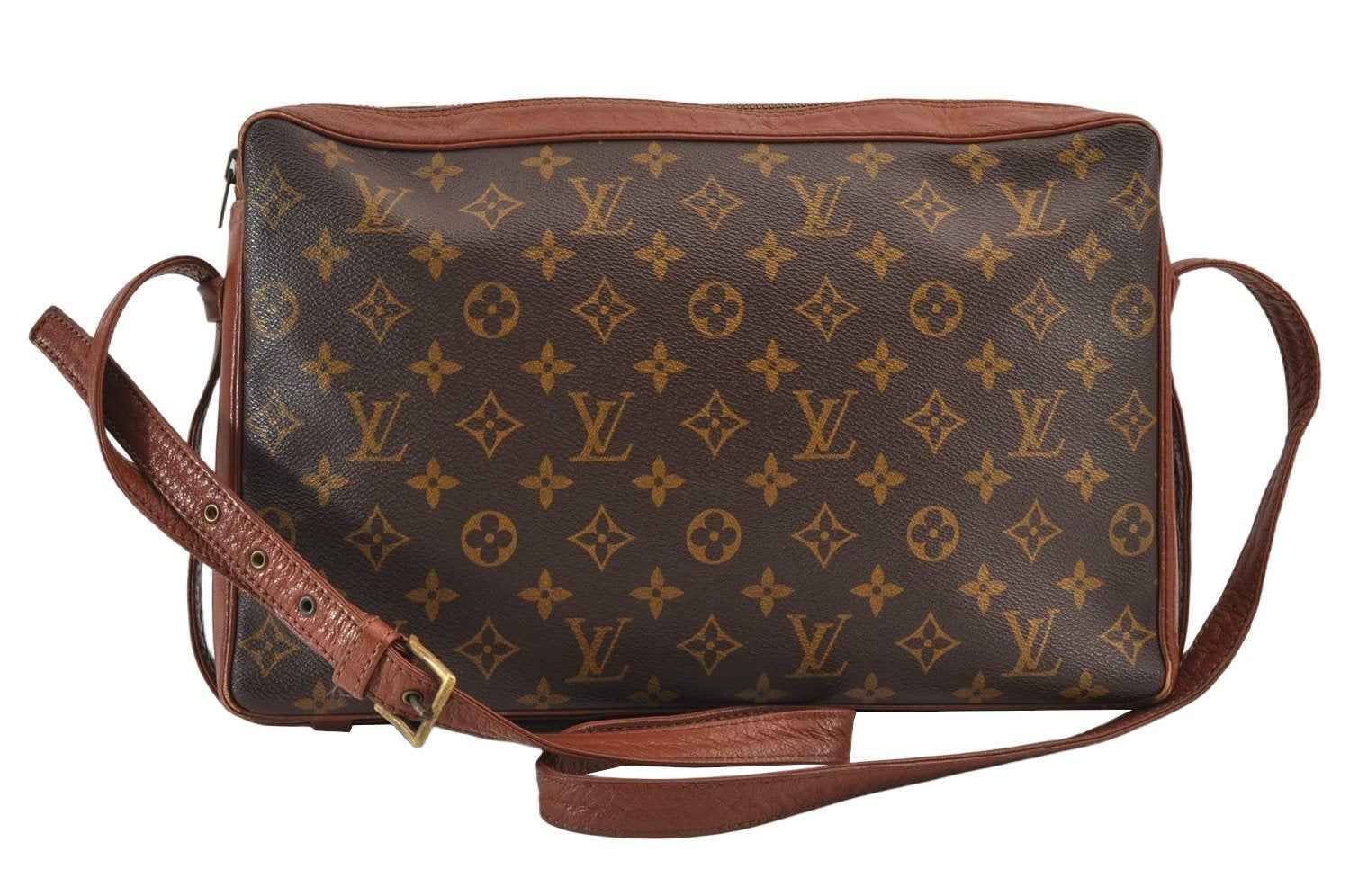 Authentic Louis Vuitton Monogram Sac Bandouliere 35 Shoulder Bag Old Model 1426K