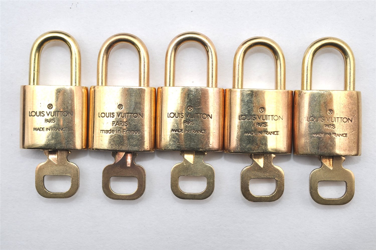 Authentic Louis Vuitton Padlock & Keys 10Set LV 1426L