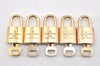 Authentic Louis Vuitton Padlock & Keys 10Set LV 1427L