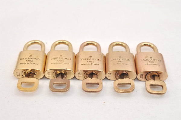 Authentic Louis Vuitton Padlock & Keys 10Set LV 1427L