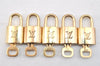 Authentic Louis Vuitton Padlock & Keys 10Set LV 1427L