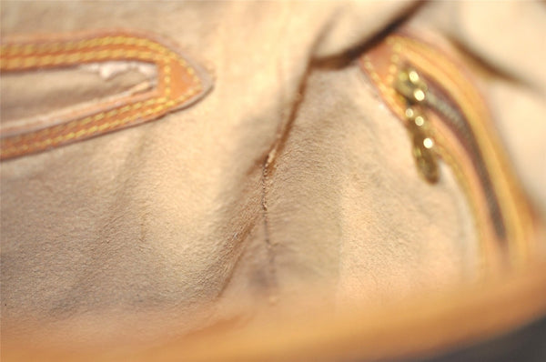 Authentic Louis Vuitton Monogram Bucket PM Shoulder Tote Bag M42238 Junk 1428I