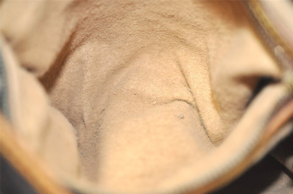 Authentic Louis Vuitton Monogram Bucket PM Shoulder Tote Bag M42238 Junk 1428I