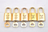 Authentic Louis Vuitton Padlock & Keys 10Set LV 1428L