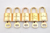 Authentic Louis Vuitton Padlock & Keys 10Set LV 1428L