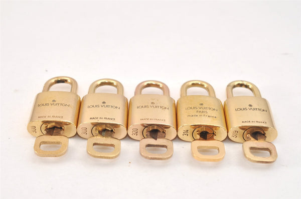 Authentic Louis Vuitton Padlock & Keys 10Set LV 1428L