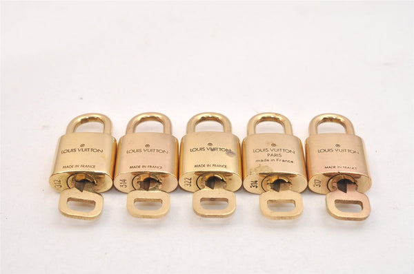 Authentic Louis Vuitton Padlock & Keys 10Set LV 1428L