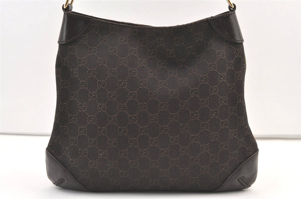 Authentic GUCCI Vintage Shoulder Hand Bag GG Canvas Leather 248272 Brown 1429K