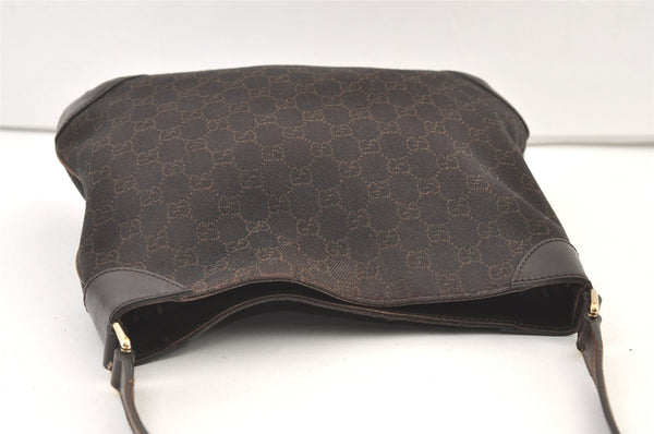 Authentic GUCCI Vintage Shoulder Hand Bag GG Canvas Leather 248272 Brown 1429K
