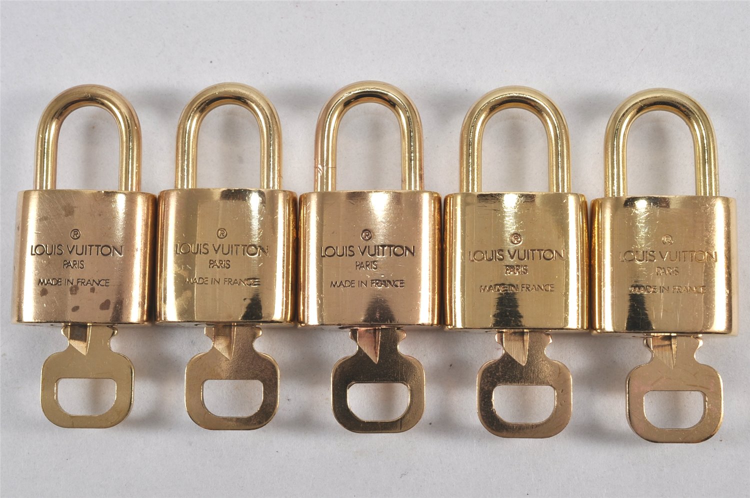 Authentic Louis Vuitton Padlock & Keys 10Set LV 1429L