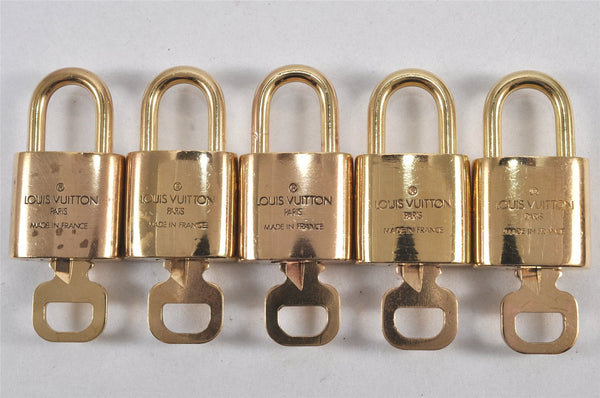 Authentic Louis Vuitton Padlock & Keys 10Set LV 1429L