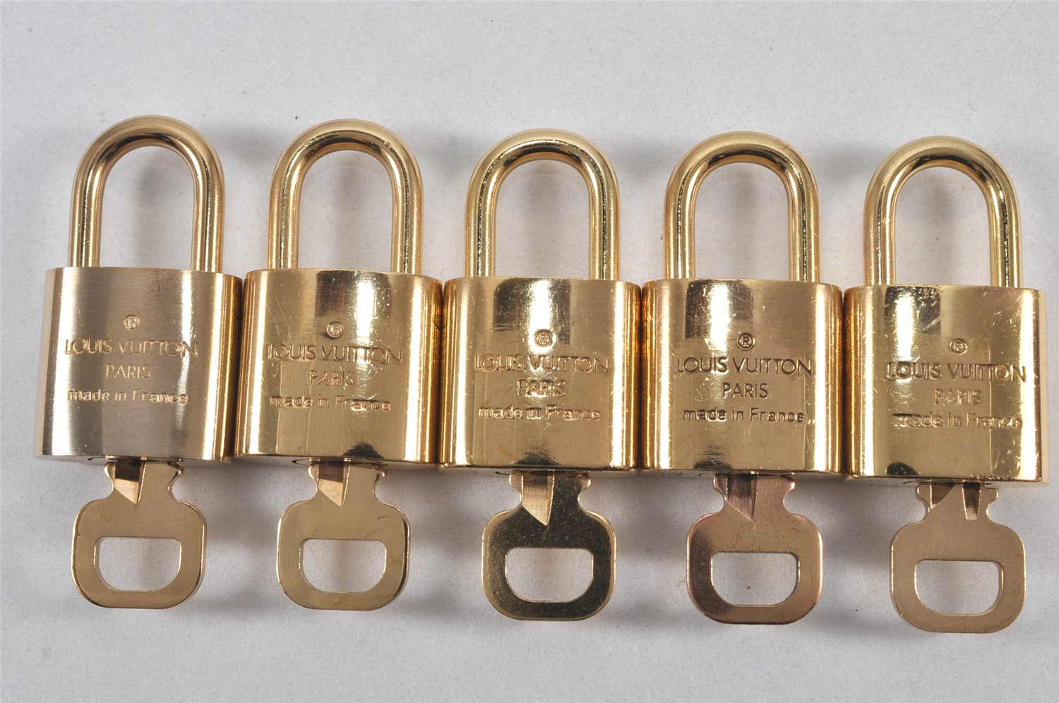 Authentic Louis Vuitton Padlock & Keys 10Set LV 1429L