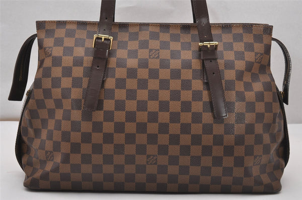 Authentic Louis Vuitton Damier Chelsea Shoulder Tote Bag N51119 LV 1430J