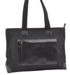 Authentic GUCCI Vintage Shoulder Tote Bag GG Canvas Leather 0190426 Black 1430K