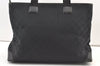 Authentic GUCCI Vintage Shoulder Tote Bag GG Canvas Leather 0190426 Black 1430K