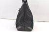 Authentic GUCCI Vintage Shoulder Tote Bag GG Canvas Leather 0190426 Black 1430K