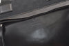 Authentic GUCCI Vintage Shoulder Tote Bag GG Canvas Leather 0190426 Black 1430K