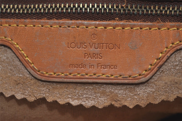 Authentic Louis Vuitton Monogram Bucket PM Shoulder Tote Bag M42238 Junk 1431I