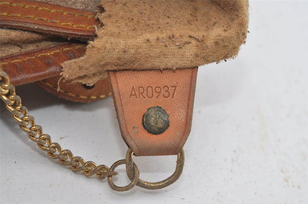 Authentic Louis Vuitton Monogram Bucket PM Shoulder Tote Bag M42238 Junk 1431I