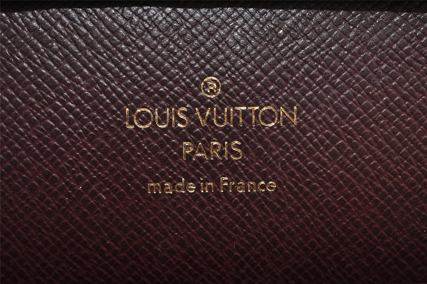 Authentic Louis Vuitton Taiga Baikal Clutch Hand Bag Purple M30186 LV 1432I