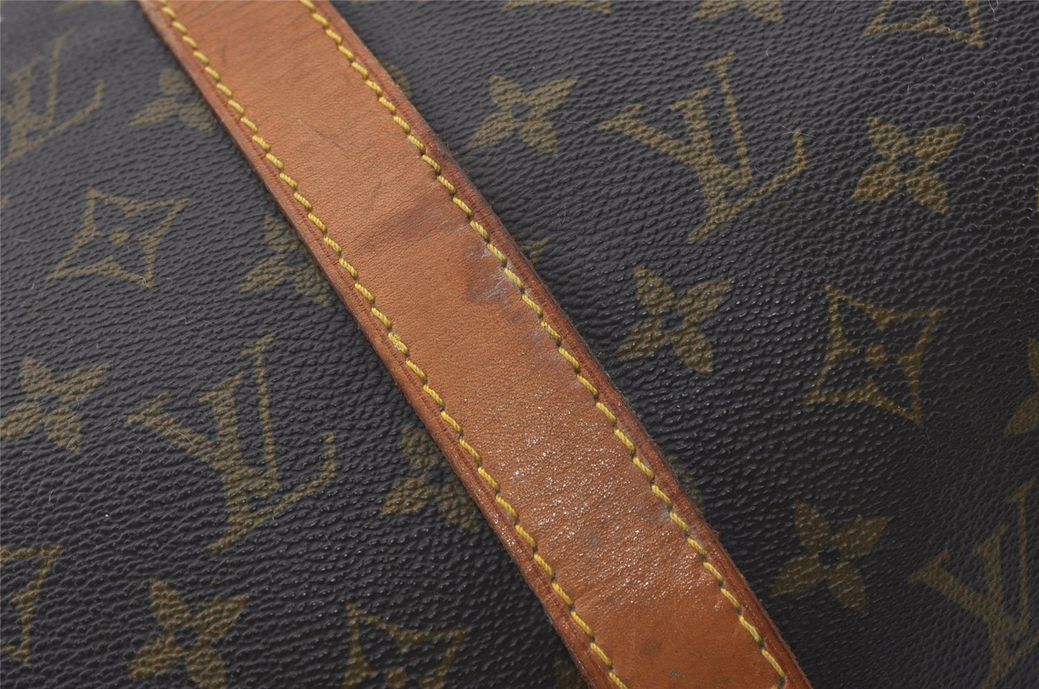 Authentic Louis Vuitton Monogram Sac Souple 45 Hand Boston Bag Old Model 1433I