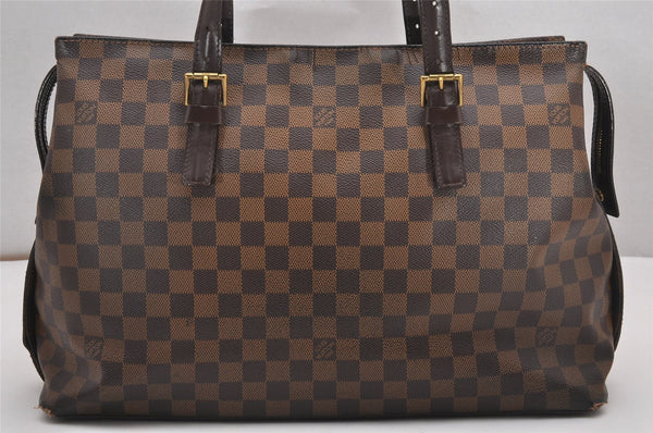 Authentic Louis Vuitton Damier Chelsea Shoulder Tote Bag N51119 LV 1433J