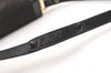 Authentic CELINE Horse Carriage Shoulder Hand Bag Suede Leather Black 1433K