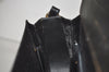 Authentic CELINE Horse Carriage Shoulder Hand Bag Suede Leather Black 1433K