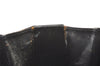 Authentic CELINE Horse Carriage Shoulder Hand Bag Suede Leather Black 1433K