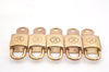 Authentic Louis Vuitton Padlock and Keys 10Set Old Model LV 1434L