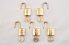 Authentic Louis Vuitton Padlock and Keys 10Set Old Model LV 1434L