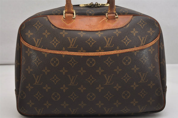 Authentic Louis Vuitton Monogram Deauville Hand Bag M47270 LV 1435K