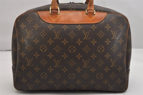 Authentic Louis Vuitton Monogram Deauville Hand Bag M47270 LV 1435K