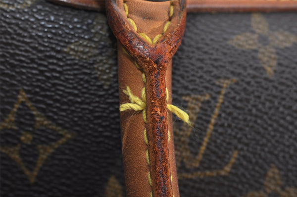 Authentic Louis Vuitton Monogram Deauville Hand Bag M47270 LV 1435K