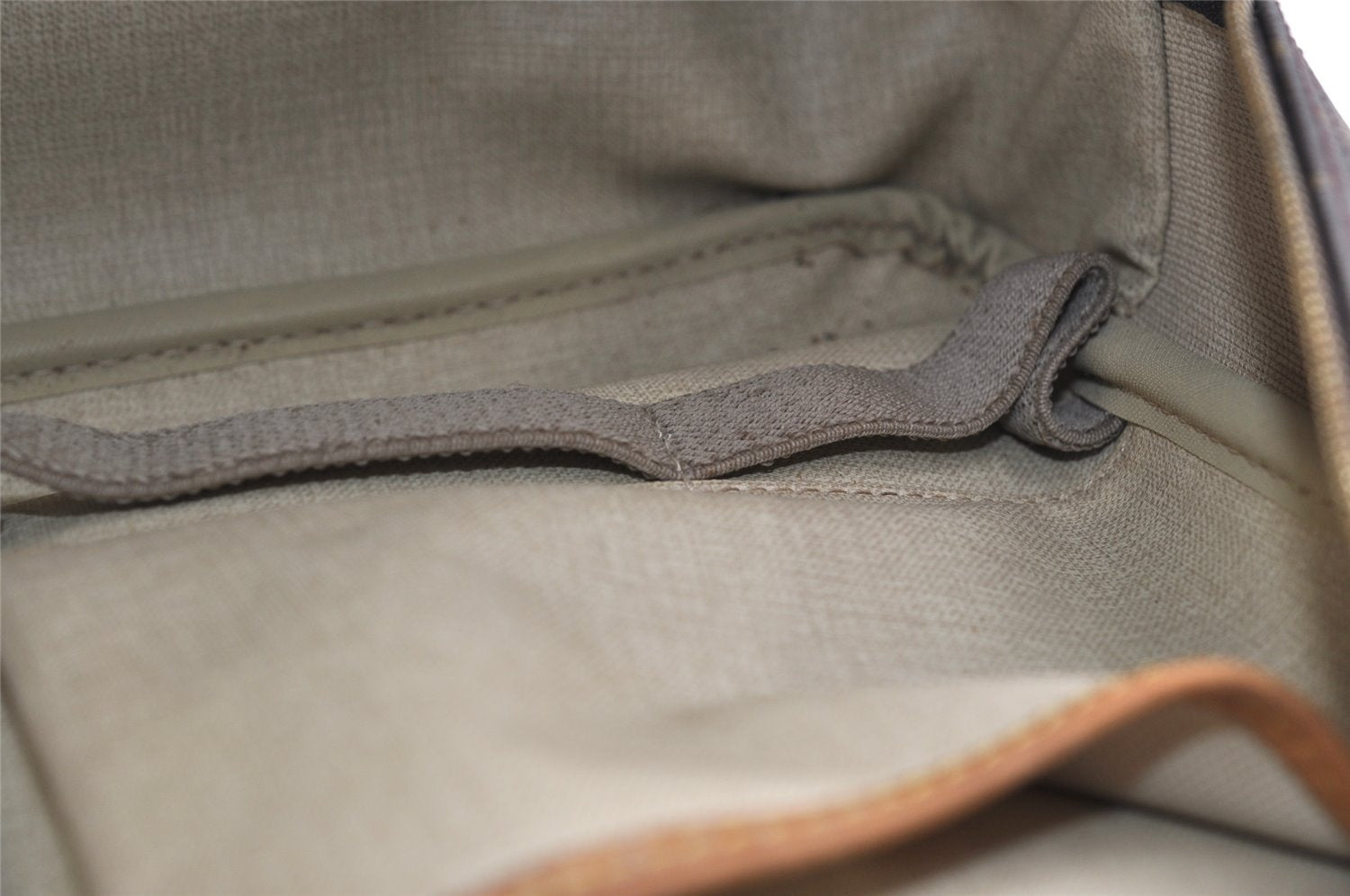 Authentic Louis Vuitton Monogram Deauville Hand Bag M47270 LV 1435K