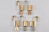 Authentic Louis Vuitton Padlock and Keys 10Set Old Model LV 1435L