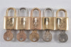 Authentic Louis Vuitton Padlock and Keys 10Set Old Model LV 1435L