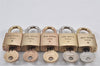 Authentic Louis Vuitton Padlock and Keys 10Set Old Model LV 1435L