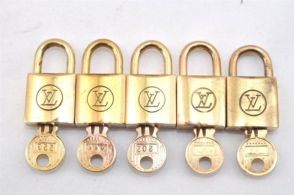 Authentic Louis Vuitton Padlock 10Set Old Model LV Junk 1436L