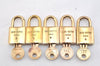 Authentic Louis Vuitton Padlock 10Set Old Model LV Junk 1436L