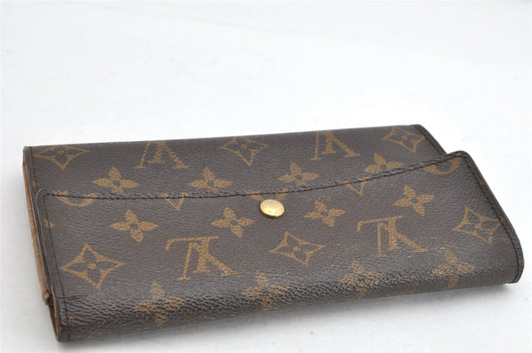 Auth Louis Vuitton Monogram Pochette Porte Monnaie Credit Wallet M61725 LV 1438K