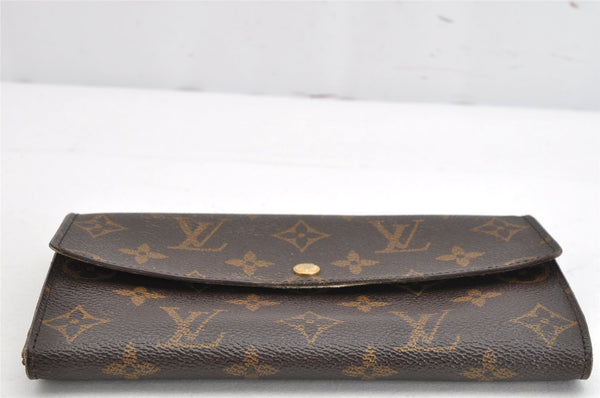 Auth Louis Vuitton Monogram Pochette Porte Monnaie Credit Wallet M61725 LV 1438K