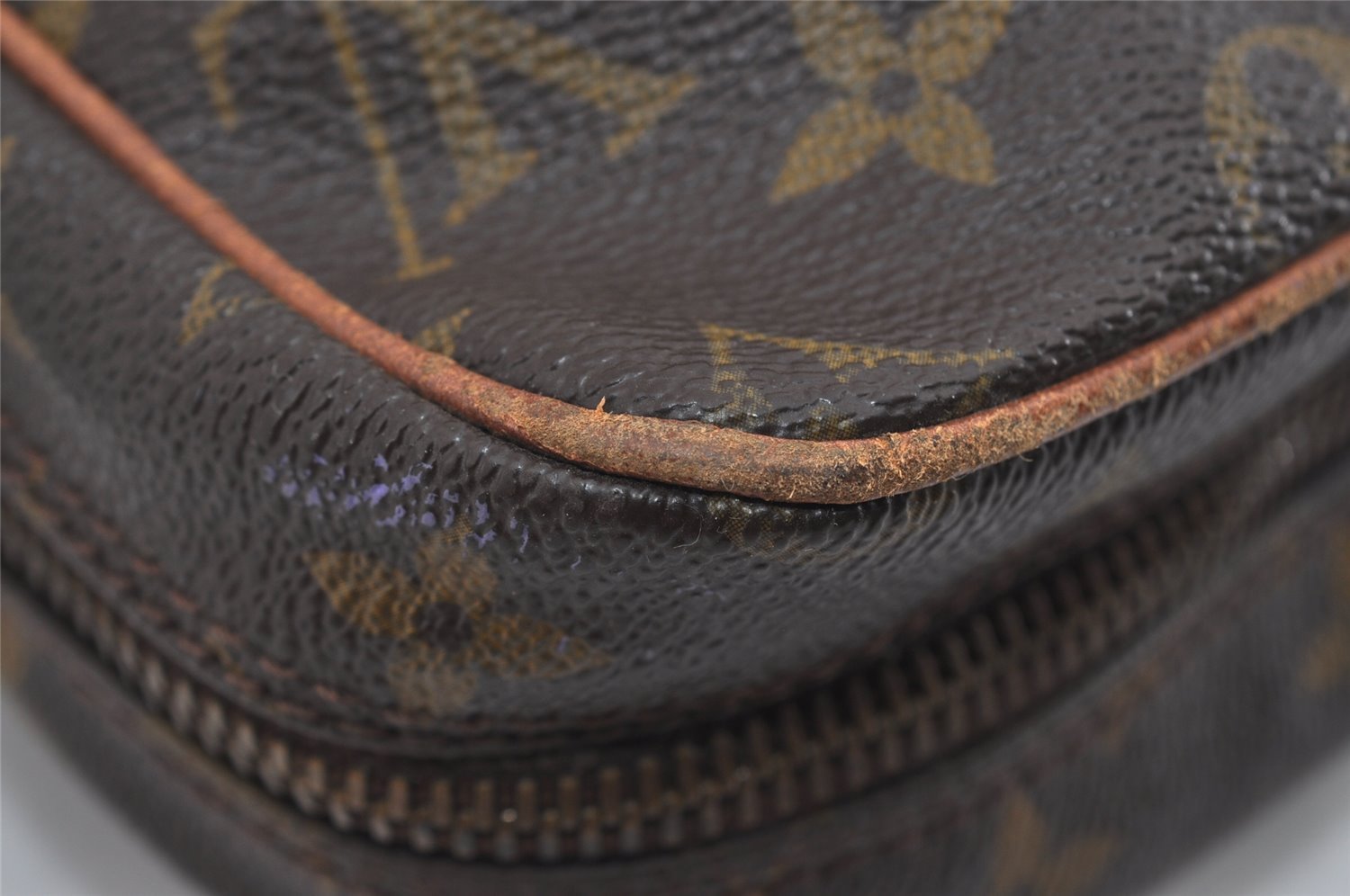 Auth Louis Vuitton Monogram Petit Marceau Shoulder Cross Bag Old Model LV 1439I