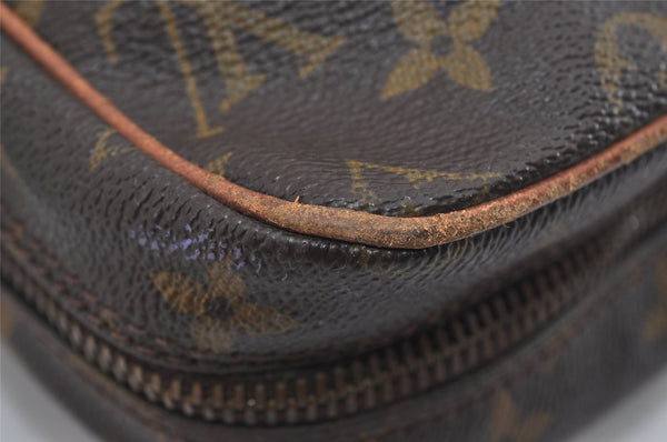 Auth Louis Vuitton Monogram Petit Marceau Shoulder Cross Bag Old Model LV 1439I