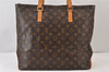 Authentic Louis Vuitton Monogram Cabas Mezzo Shoulder Tote Bag M51151 LV 1439K
