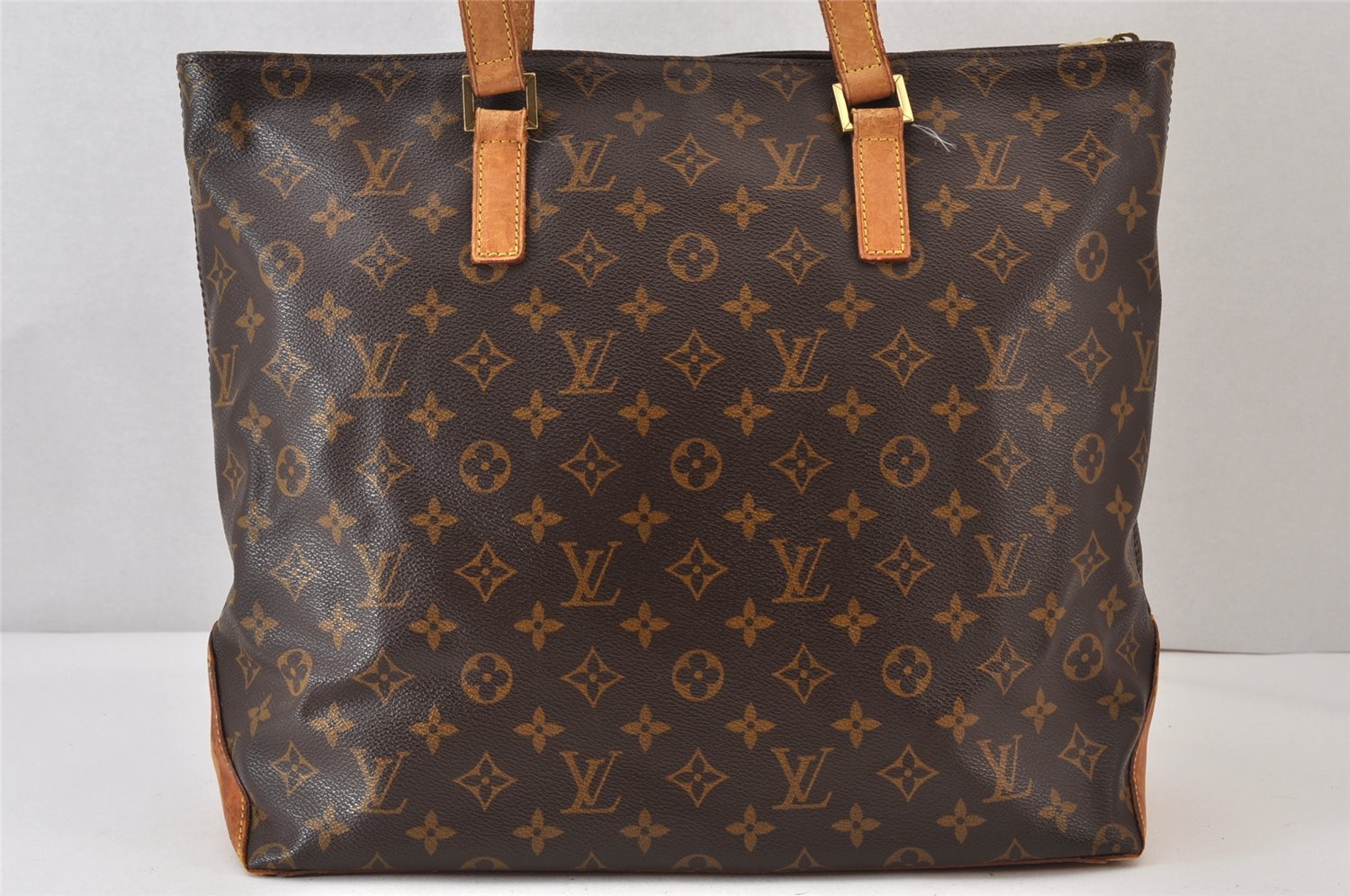 Authentic Louis Vuitton Monogram Cabas Mezzo Shoulder Tote Bag M51151 LV 1439K