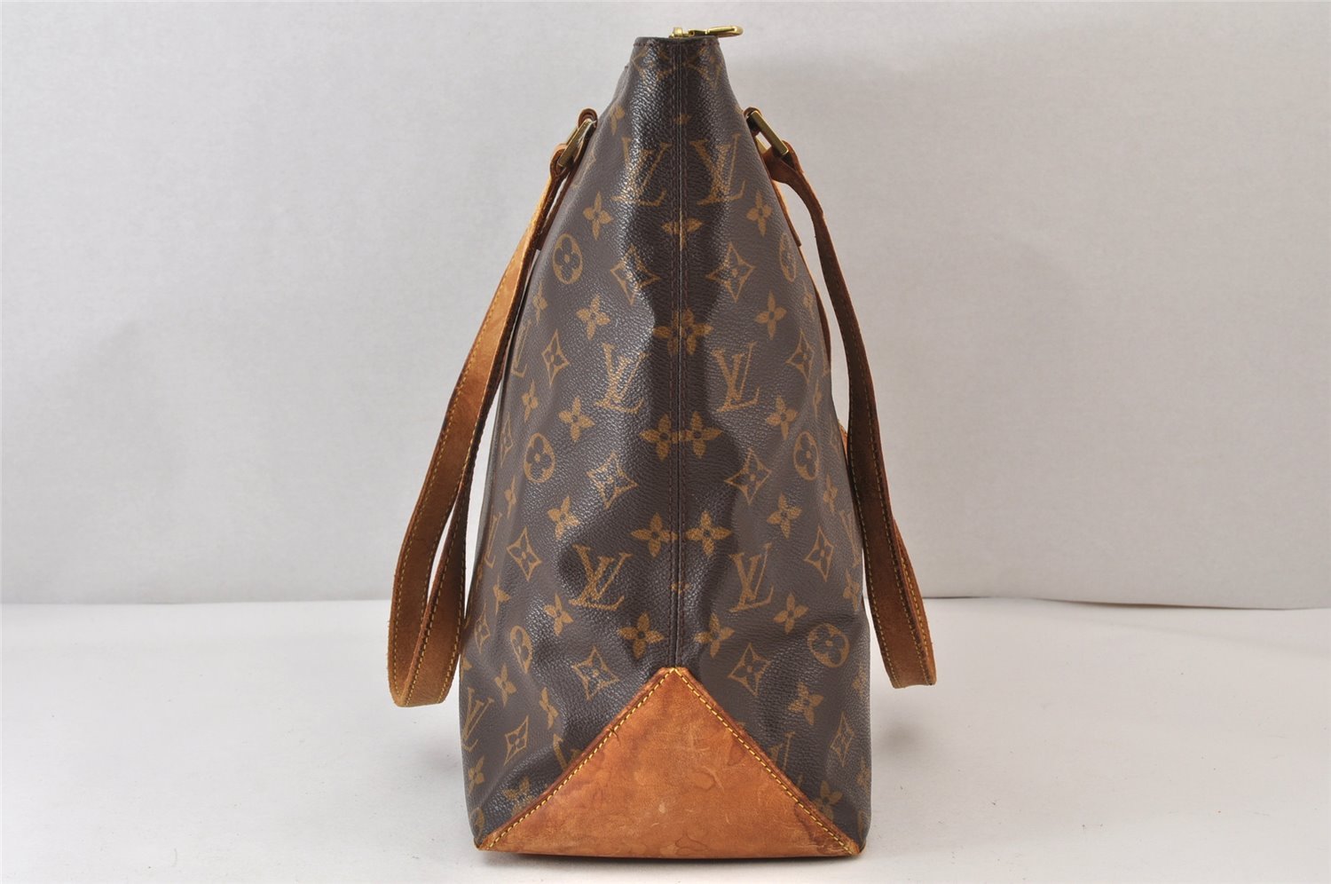 Authentic Louis Vuitton Monogram Cabas Mezzo Shoulder Tote Bag M51151 LV 1439K