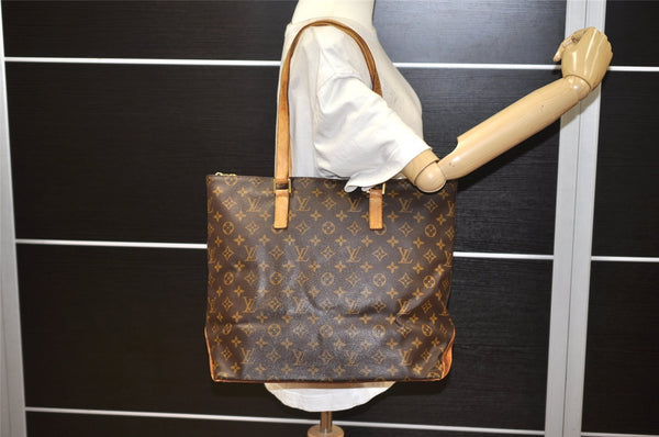 Authentic Louis Vuitton Monogram Cabas Mezzo Shoulder Tote Bag M51151 LV 1439K