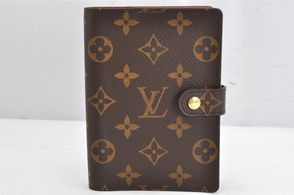 Authentic Louis Vuitton Monogram Agenda PM Notebook Cover R20005 LV 1440K