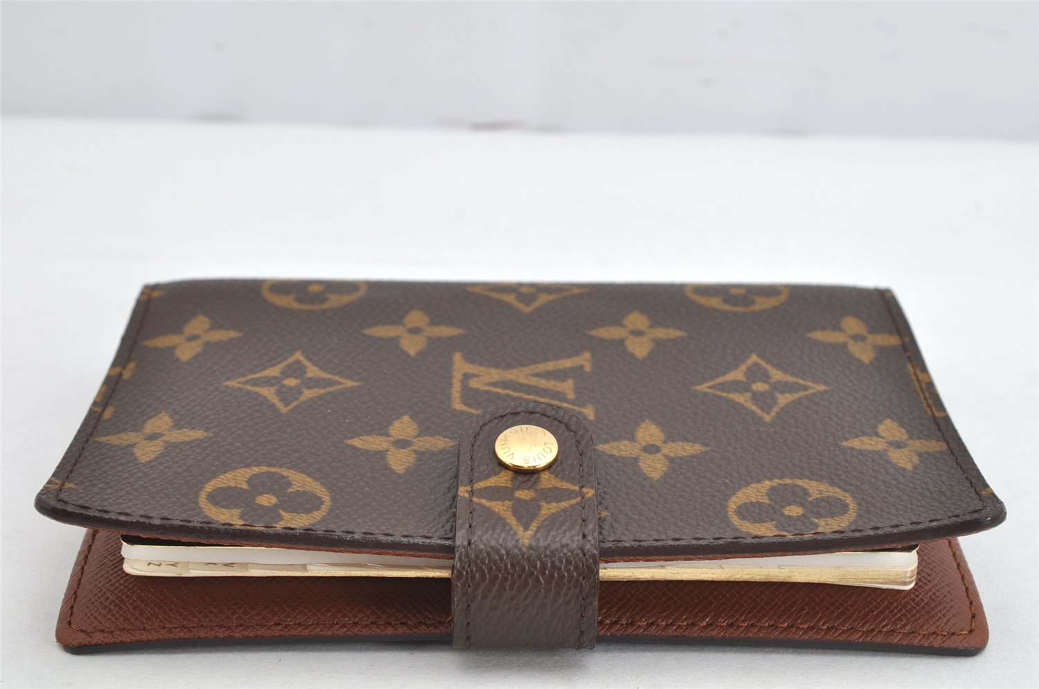 Authentic Louis Vuitton Monogram Agenda PM Notebook Cover R20005 LV 1440K